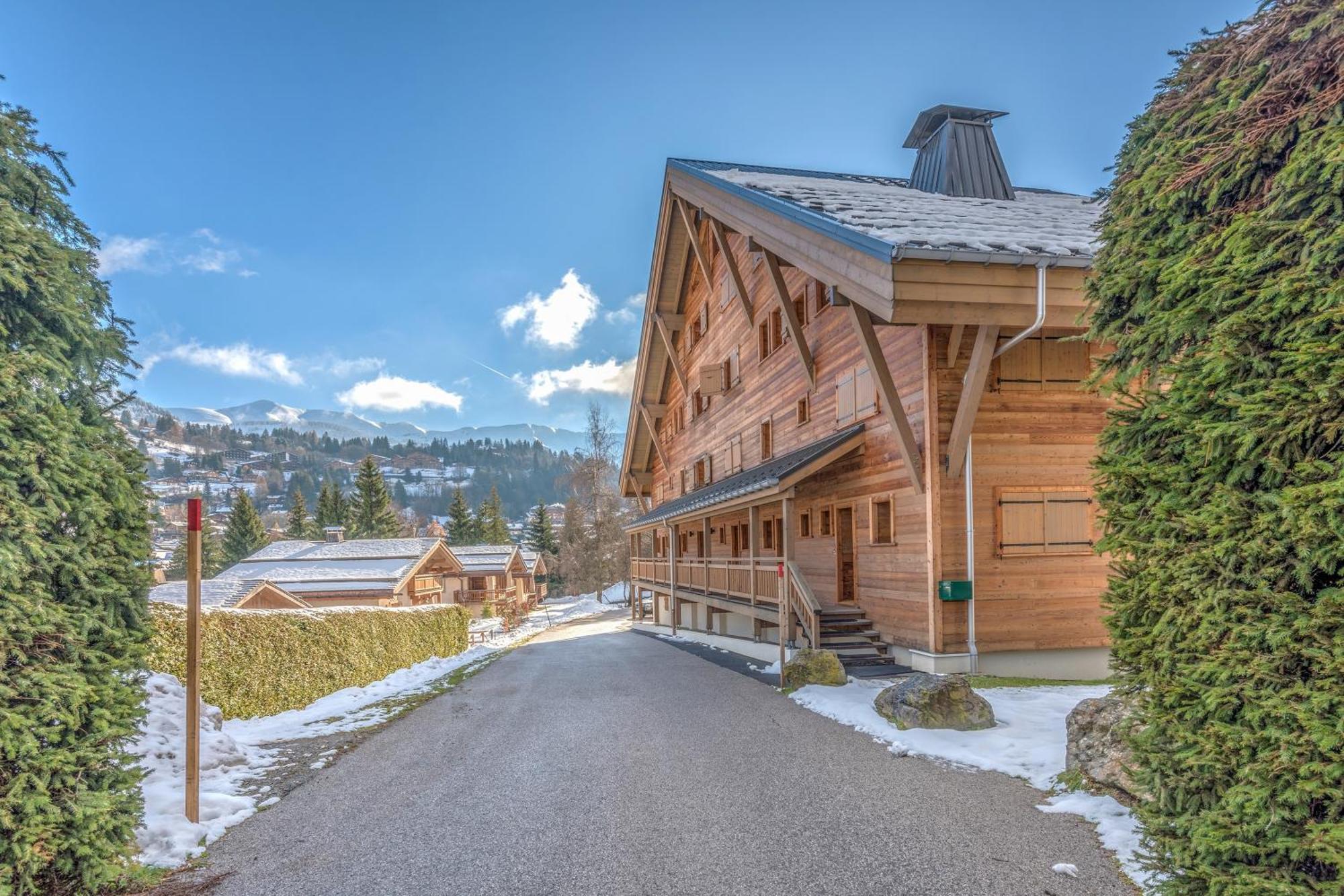 Arboreve - Station De Ski A Pied Vue Montagne 梅杰夫 外观 照片